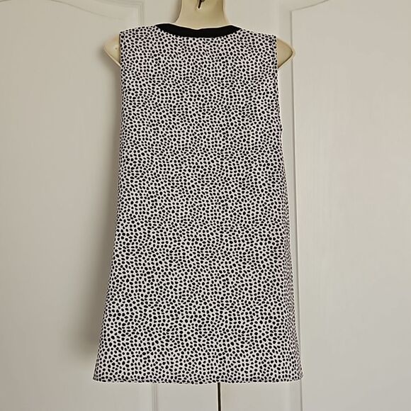 Greg & Gray Loose Fitting Sleeveless Top Black/White Small - Picture 4 of 16
